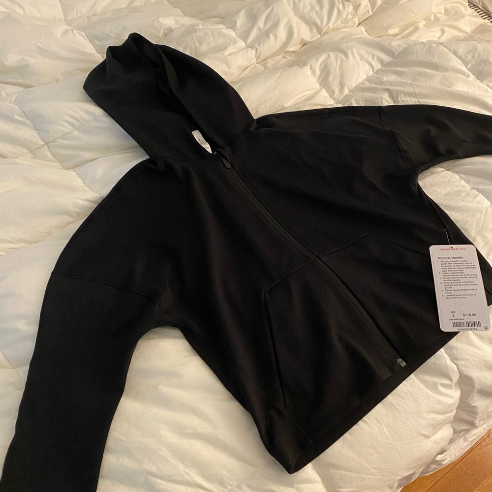 NWT 2017 Lululemon Minimalist Zip-up Hoodie
